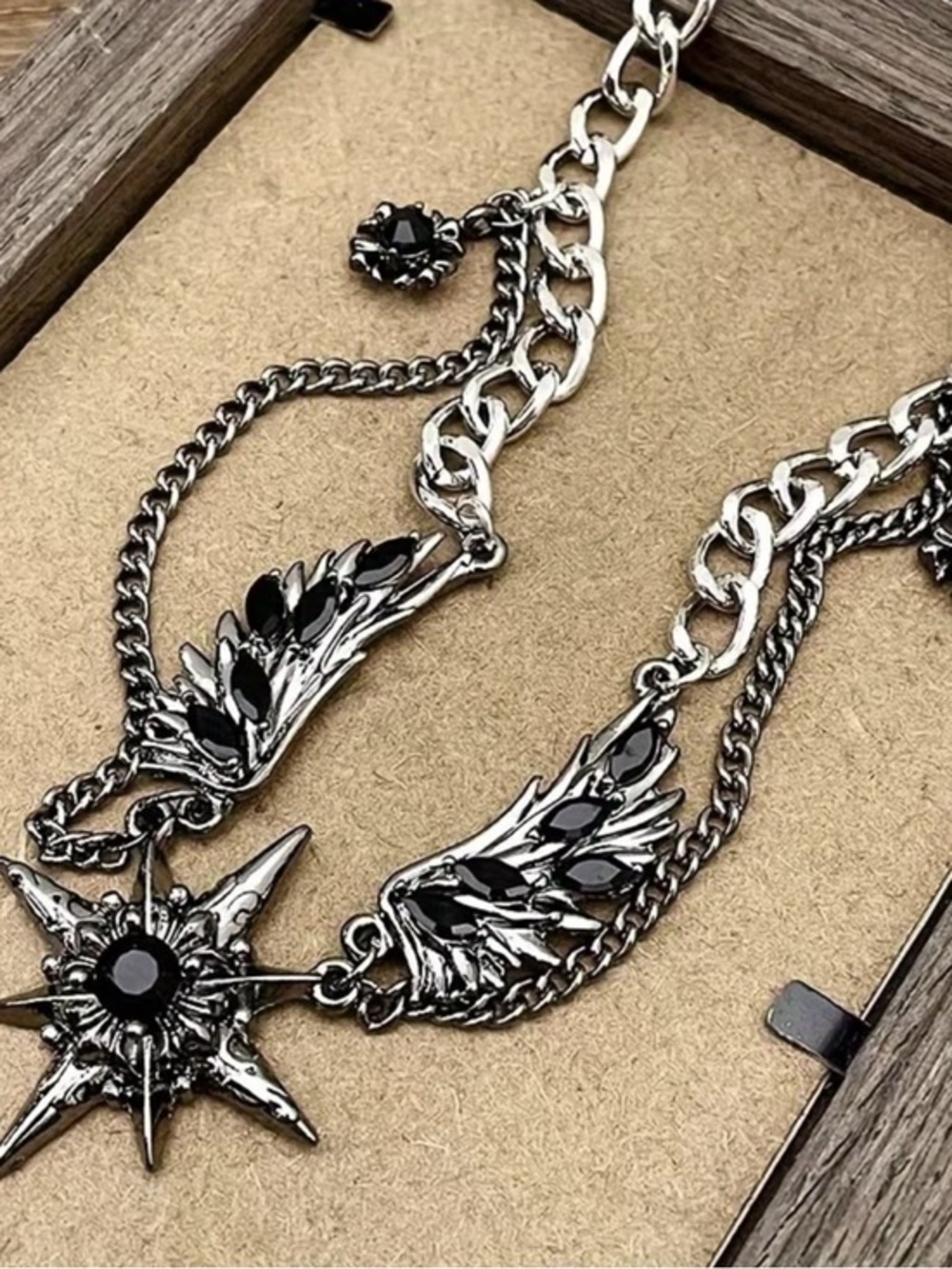 High Quality Gunmetal Black Necklace - Unisex